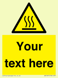 Custom Hot Surface Sign